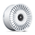 Asanti Black AB040 Tiara 20-Inch Chrome Wheel with 9-Inch Width, 5x112/5x114.3 Bolt Pattern, +35 Offset, 72.56mm Center Bore