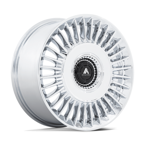 Asanti Black AB040 TIARA 20x9 Chrome Wheel with 5x108/5x112 Bolt Pattern and +45 Offset