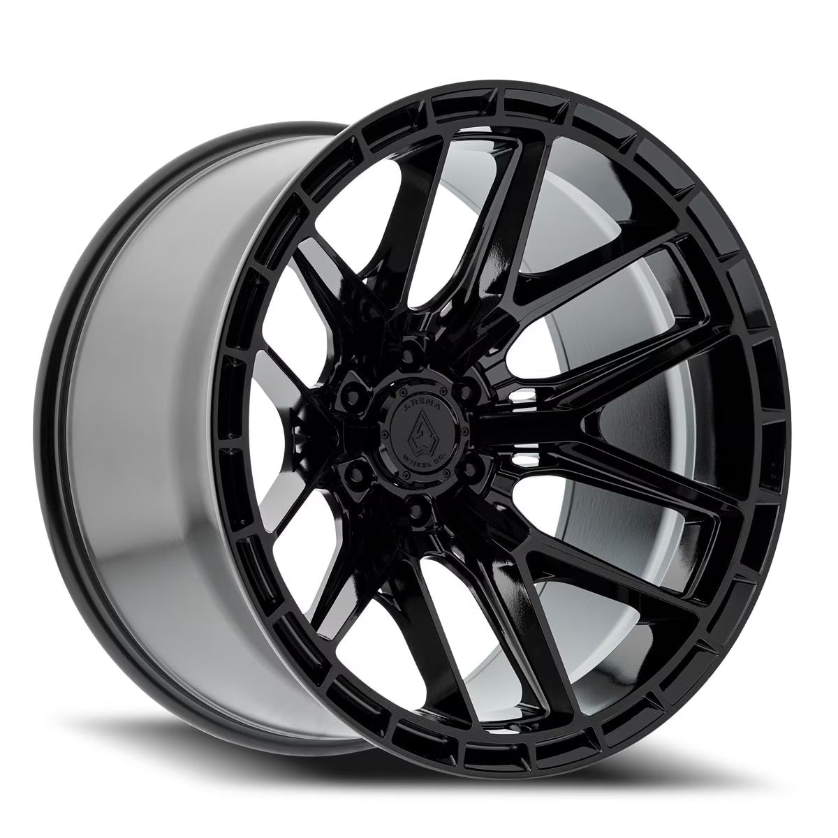 ARENA A114 BATTLE WHEELS 6X5.5(139.7) - GLOSSY BLACK
