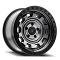 ARENA A112 GUNNER WHEELS 6X135 - SATIN GUN METAL CENTER & SATIN BLACK LIP