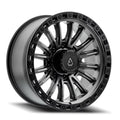ARENA A103 MISSION WHEELS 8X180 - SATIN GUNMETAL WITH BLACK LIP