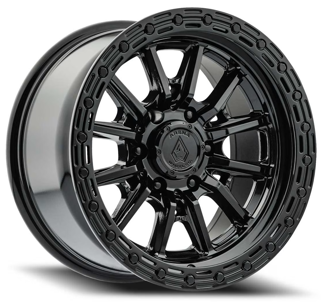 ARENA A106 TREK WHEELS 6X5.5(139.7) - GLOSSY BLACK