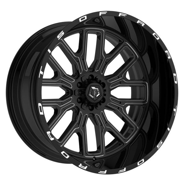 22X12 TIS 560BM WHEELS 6X5.5(139.7) & 6X135 -44 Offset