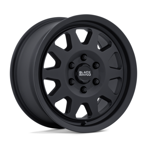 Black Rhino Hard Alloys Stadium 17x8 Matte Black Wheel with 5x160 Bolt Pattern and +45 Offset