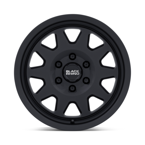 Black Rhino Hard Alloys Stadium 17x8 Matte Black Wheel with 6x139.7 Bolt Pattern and +35 Offset