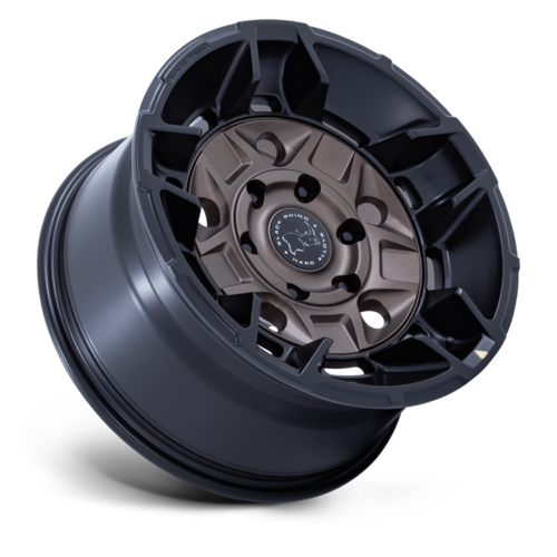 Black Rhino Hard Alloys BR028 GUARD 17x8.5 Inch Burnt Bronze with Matte Black Lip Wheels