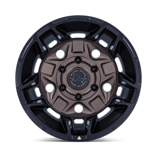 Black Rhino Hard Alloys BR028 GUARD 17x8.5 Inch Burnt Bronze with Matte Black Lip Wheel