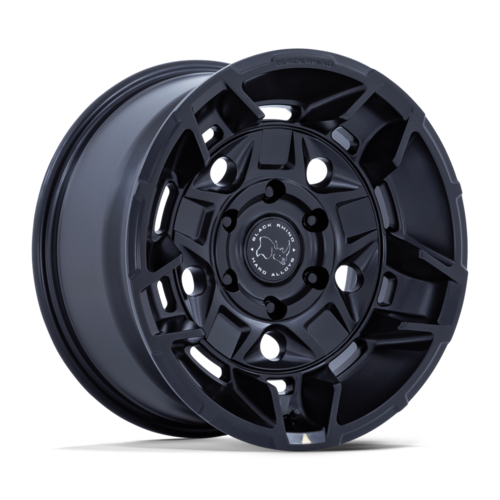 Black Rhino Hard Alloys BR028 GUARD 17x8.5 Matte Black Wheel with 6x139.7 Bolt Pattern and +35 Offset
