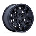 Black Rhino Hard Alloys BR028 GUARD 17x8.5 Matte Black Wheel with 6x139.7 Bolt Pattern and +25 Offset