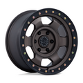 Black Rhino Hard Alloys BR029 Trooper 17x8.5 Inch Burnt Bronze with Matte Black Lip Wheel