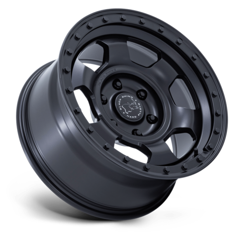 Black Rhino Hard Alloys BR029 TROOPER 17x8.5 Matte Black Wheel with 6x135 Bolt Pattern and 87.10mm Center Bore
