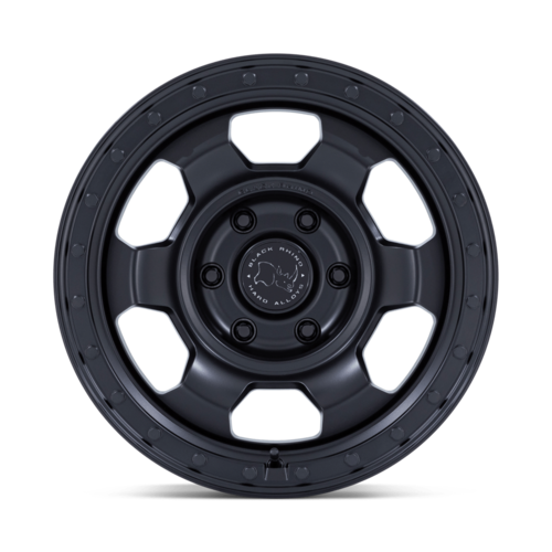 Black Rhino Hard Alloys BR029 Trooper 17x8.5 Matte Black Wheel with 6x139.7 Bolt Pattern and 106.10mm Center Bore
