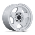 Black Rhino Hard Alloys BR031 SOL 17x8.5 Inch Gloss Silver Machined Face Wheel