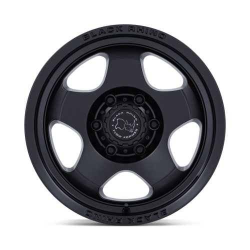 Black Rhino Hard Alloys BR031 SOL 17x8.5 Matte Black Wheel with 5x127 Bolt Pattern and 71.50mm Center Bore