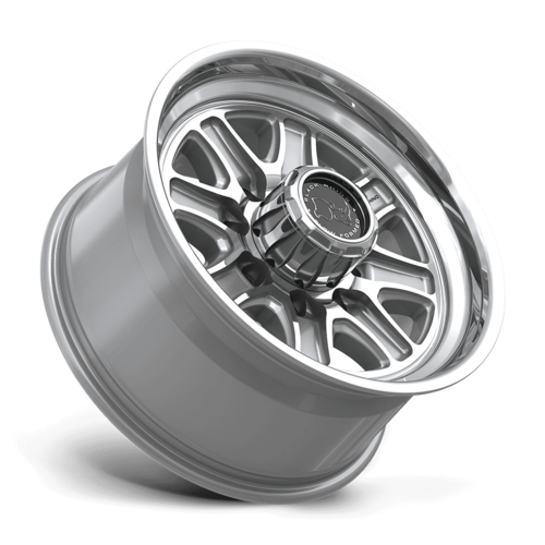 Black Rhino Hard Alloys BR032 ECHO 18x9 Gloss Silver with Machined Face Wheel