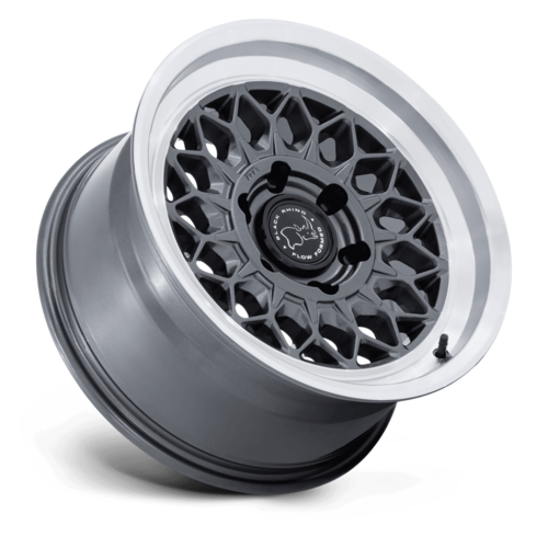 Black Rhino Hard Alloys BR034 GRAZ 17x8.5 Gloss Gunmetal with Machined Lip