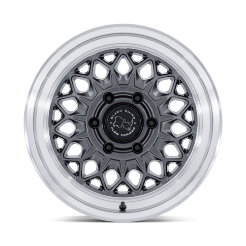 Black Rhino Hard Alloys BR034 GRAZ 17x8.5 Gloss Gunmetal with Machined Lip