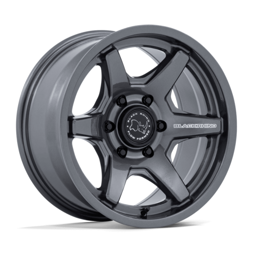 Black Rhino Hard Alloys KUMA 17x8.5 Inch Gloss Gunmetal Wheel with 6x139.7 Bolt Pattern and +25 Offset