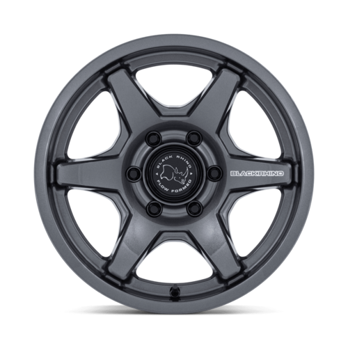 Black Rhino Hard Alloys KUMA 17x8.5 Inch Gloss Gunmetal Wheel with 6x139.7 Bolt Pattern and +25 Offset