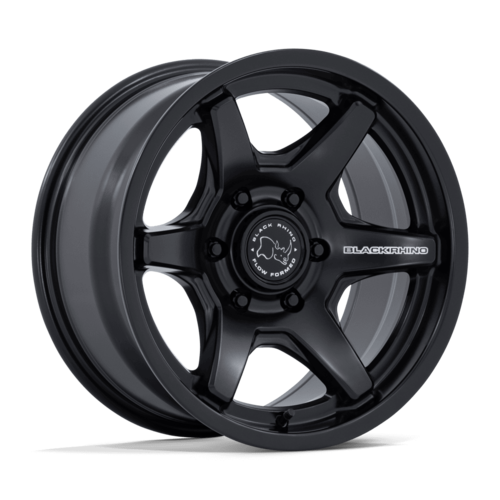 Black Rhino Hard Alloys KUMA 17x8.5 Matte Black Wheel with 5x114.3 Bolt Pattern and +25 Offset