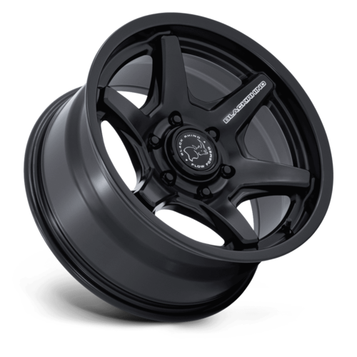 Black Rhino Hard Alloys KUMA 17x8.5 Matte Black Wheel with 5x114.3 Bolt Pattern and +25 Offset
