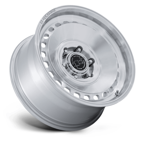 Black Rhino Hard Alloys Basin 17x8.5 Wheel with 6x135 Bolt Pattern and Machined Silver Finish