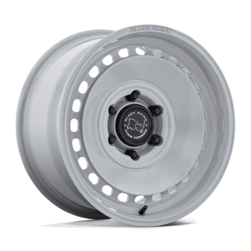Black Rhino Hard Alloys Basin 17x8 Grayspace Wheel - 6x130 Bolt Pattern, +32 Offset