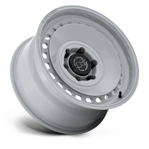 Black Rhino Hard Alloys Basin 17x8.5 Grayspace Wheel with 6x139.7 Bolt Pattern and +0 Offset