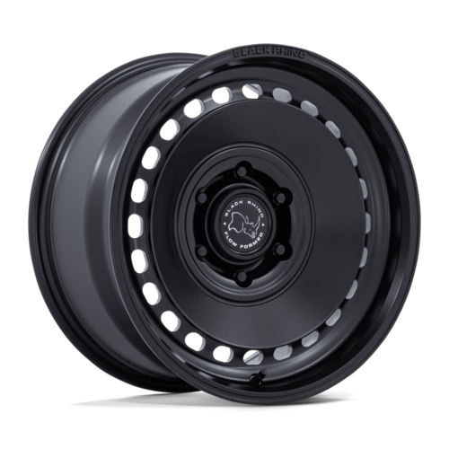Black Rhino Hard Alloys Basin 17x8.5 Matte Black Wheel with 6x114.3 Bolt Pattern and +25 Offset