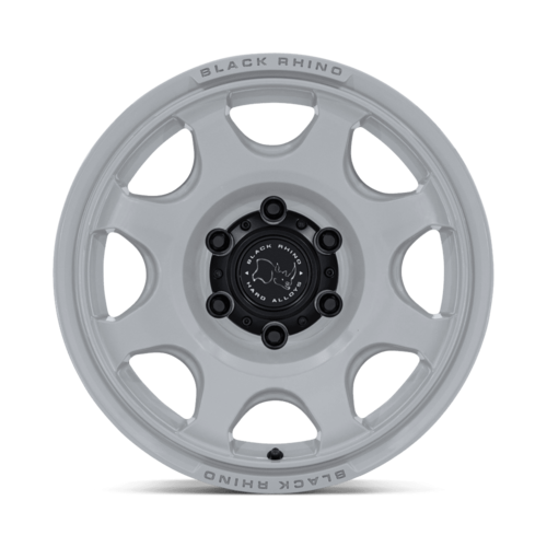 Black Rhino Hard Alloys BR037 TEMBO 18x9 Inch Off-Road Wheel with 8x170 Bolt Pattern and +12 Offset in Grey-Spc Finish