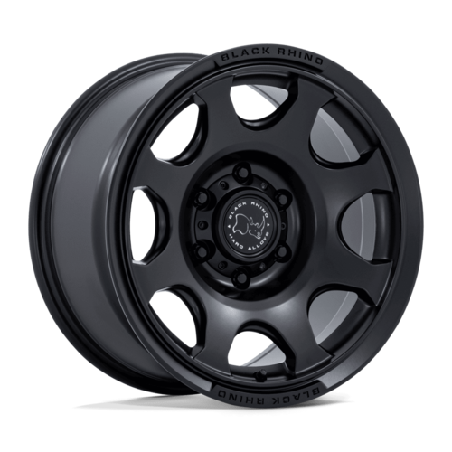 Black Rhino Hard Alloys BR037 TEMBO 17x8.5 Matte Black Wheel with 5x127 Bolt Pattern and 71.50mm Center Bore