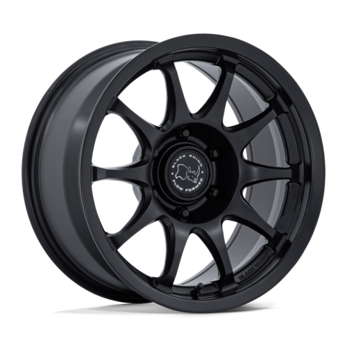 Black Rhino Hard Alloys BR038 RONIN 17x8.5 Matte Black Wheel with 6x135 Bolt Pattern and 87.10 Center Bore