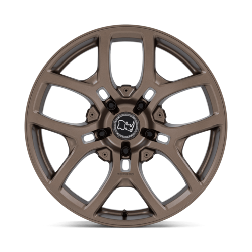 Black Rhino Hard Alloys BR406 Rockledge 20x8.5 Matte Bronze Wheel with 5x139.7 Bolt Pattern and +35 Offset