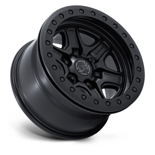 Black Rhino Hard Alloys Echo Trail Lock 17x8.5 Matte Black Beadlock Wheel