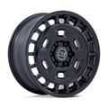 Black Rhino Hard Alloys BR405 ROVER 17x8 Matte Black with Gloss Black Lip Wheels