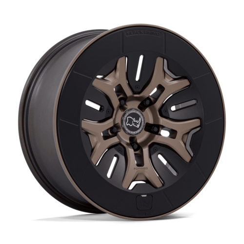 Black Rhino Hard Alloys BR406 Rockledge 20x8.5 Matte Bronze Wheel with 5x139.7 Bolt Pattern and +35 Offset