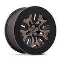 Black Rhino Hard Alloys BR406 Rockledge 20x8.5 Matte Bronze Wheel with 5x139.7 Bolt Pattern and +35 Offset