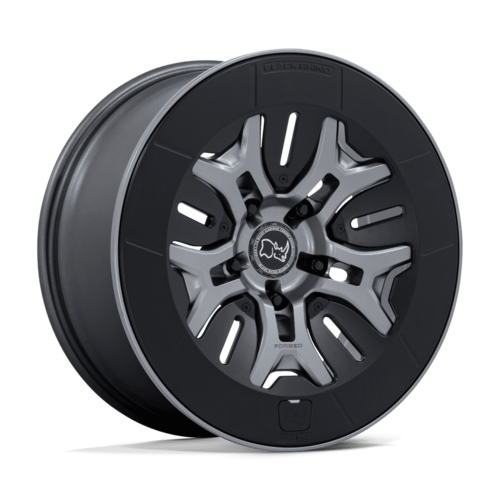 Black Rhino Hard Alloys BR406 Rockledge 20x8.5 Matte Gunmetal Wheels