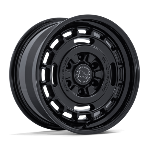 Black Rhino Hard Alloys BR600 VAGABOND 17x8.5 Matte Black with Gloss Black Lip