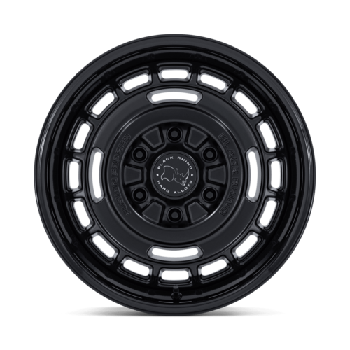 Black Rhino Hard Alloys BR600 VAGABOND 17x8.5 Matte Black with Gloss Black Lip Wheels