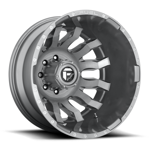 Fuel 1PC D693 BLITZ 20x8.25 Silver Platinum Wheel with 8x200 Bolt Pattern and -202 Offset