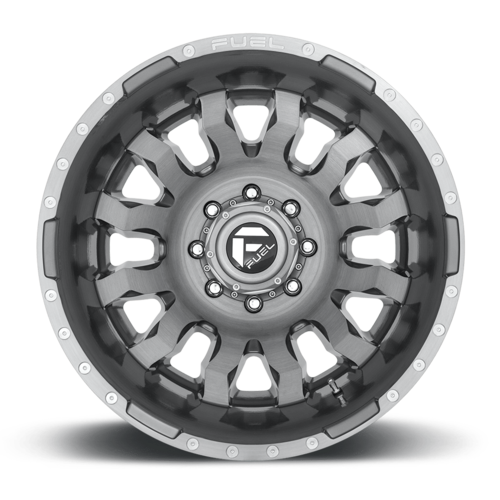 Fuel 1PC D693 BLITZ 20x8.25 Silver Platinum Wheel with 8x200 Bolt Pattern and -202 Offset