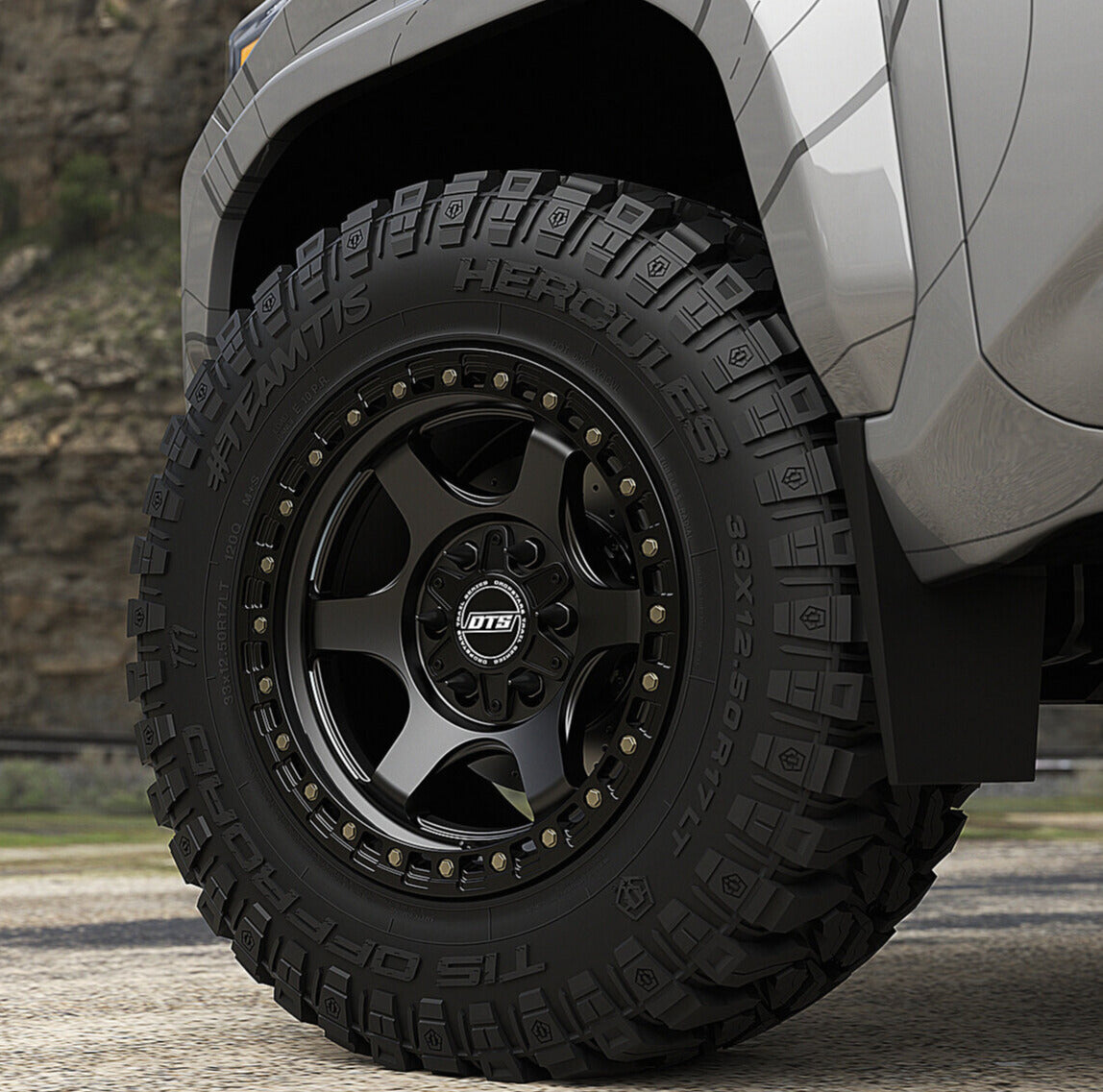 DROPSTAR TRAIL SERIES 604SB WHEELS 5X5.0(127) & 5X5.5(139.7) - SATIN BLACK
