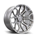 ARENA A116 COBRA WHEELS 6X135 - GUN METAL MACHINE CLEAR COAT