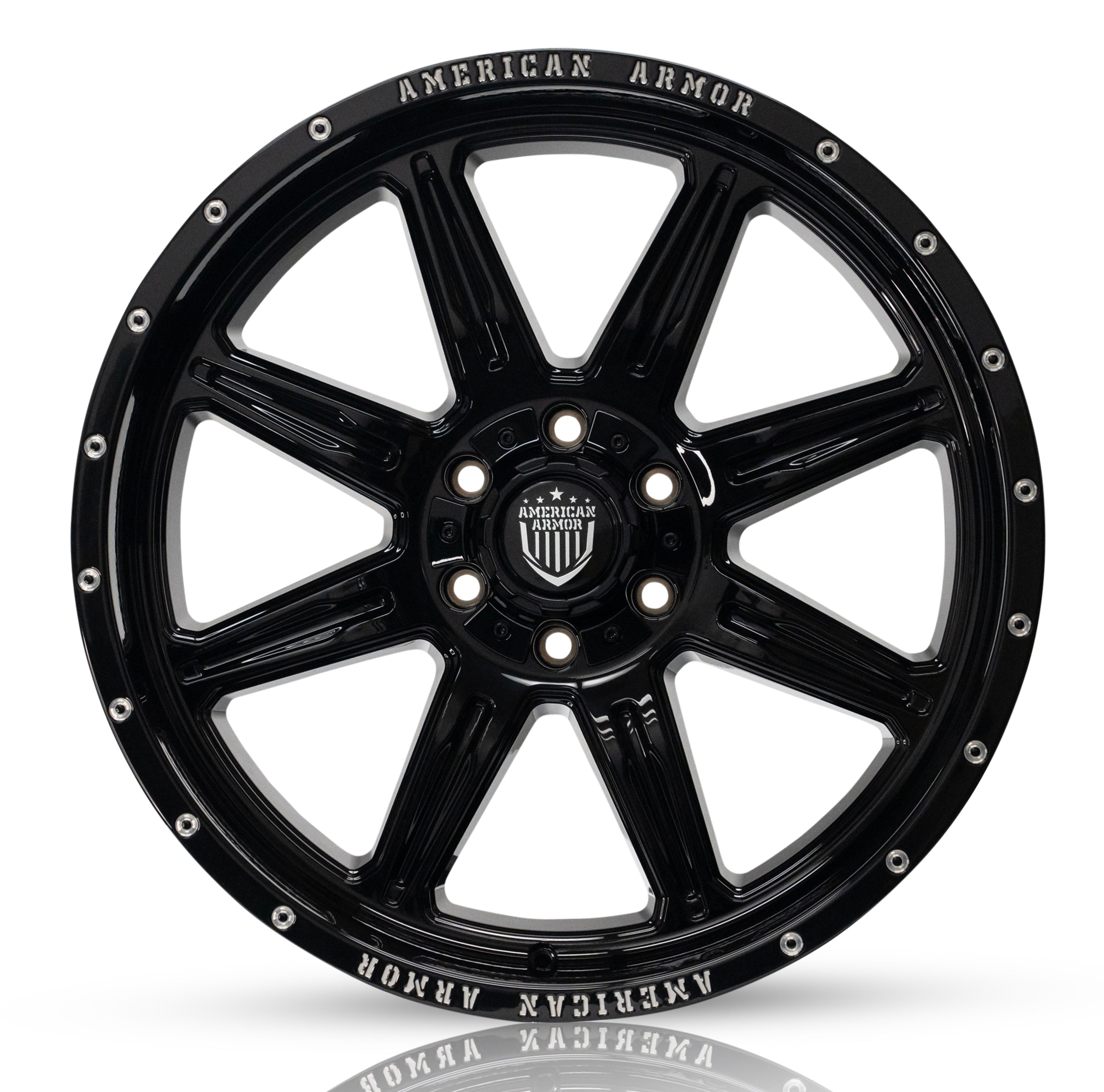 22X12 AMERICAN ARMOR A501 WHEELS 6X5.5(139.7) & 6X135 -44 Offset