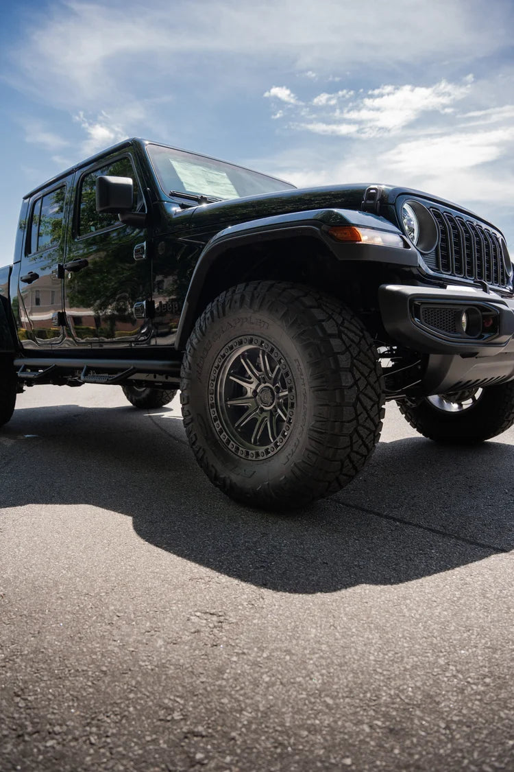 ARENA A103 MISSION WHEELS 8X180 - SATIN GUNMETAL WITH BLACK LIP