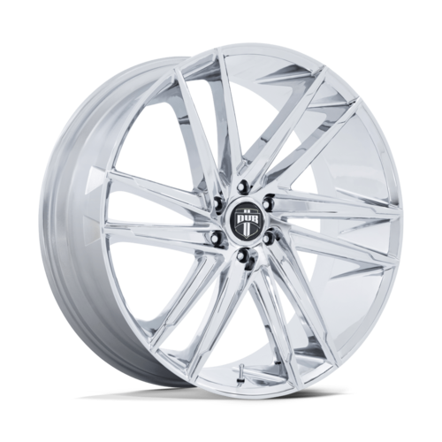 DUB 1PC DC275 BLAZE 24x10 Chrome Wheel with 6x135 Bolt Pattern and 87.10mm Center Bore