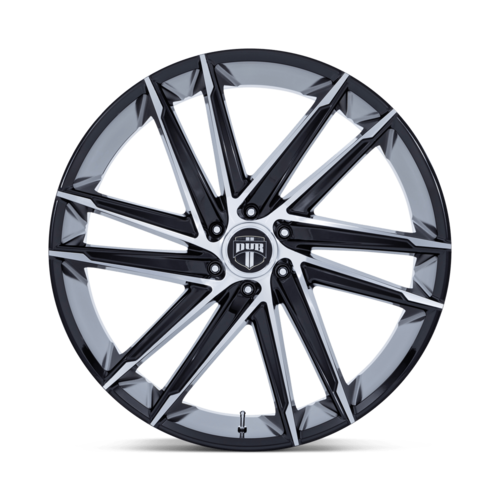 DUB 1PC DC275 BLAZE 26x10 Inch Gloss Black Machined Wheel with 6x135 Bolt Pattern and +30 Offset
