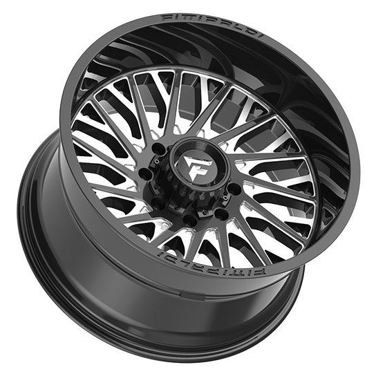 22X12 FITTIPALDI OFF-ROAD FA08BM WHEELS, 5X5.5(139.7) & 5X5(127), -44 Offset