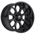 Edge Off Road 301B 22x12 Cast Aluminum Wheel with 5x5.00 / 5x5.50 Bolt Pattern -44mm Offset